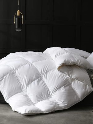 Oversized King Down Feather Fibers Duvet Insert - Ultra-Soft All Season Down Feather Fibers Comforter Hotel Collection Comforter, Fluffy Medium Warmth (White, 120"x98")